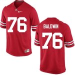 Men's Ohio State Buckeyes #76 Darryl Baldwin Red Nike NCAA College Football Jersey Special RCM3144QD